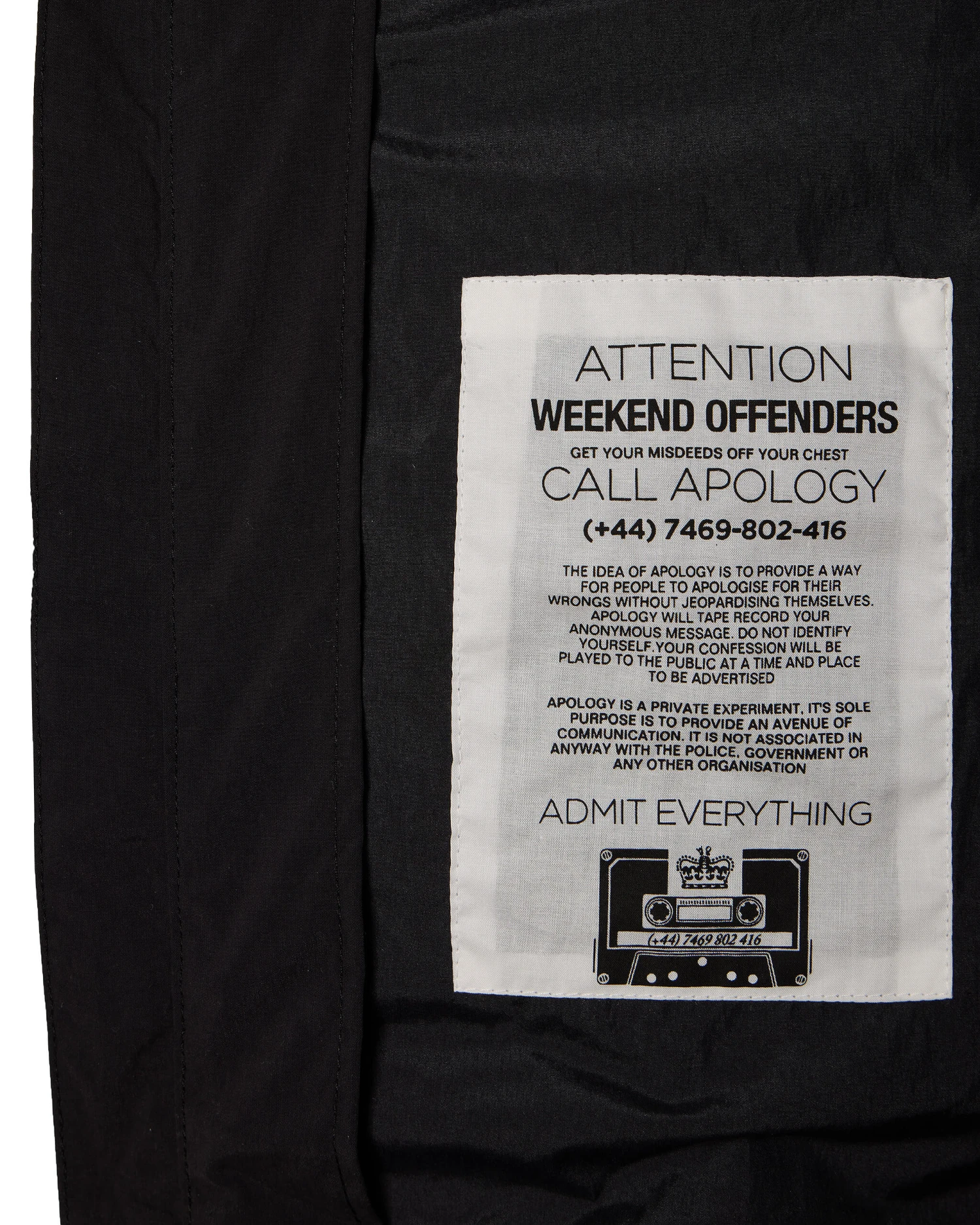 Weekend Offender Eubank Over-Shirt Black 7 Weekend Offender Eubank Over-Shirt Black - Image 7