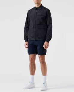 Weekend Offender Kell Field Over-Shirt Navy -Weekend Offender OSSS2305 KELL NAVY 5736 MODEL