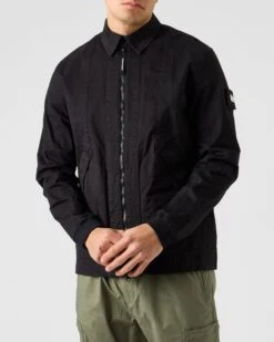 Weekend Offender LaMotta Over-Shirt Black -Weekend Offender OSSS2308 LAMOTTA BLACK 3856