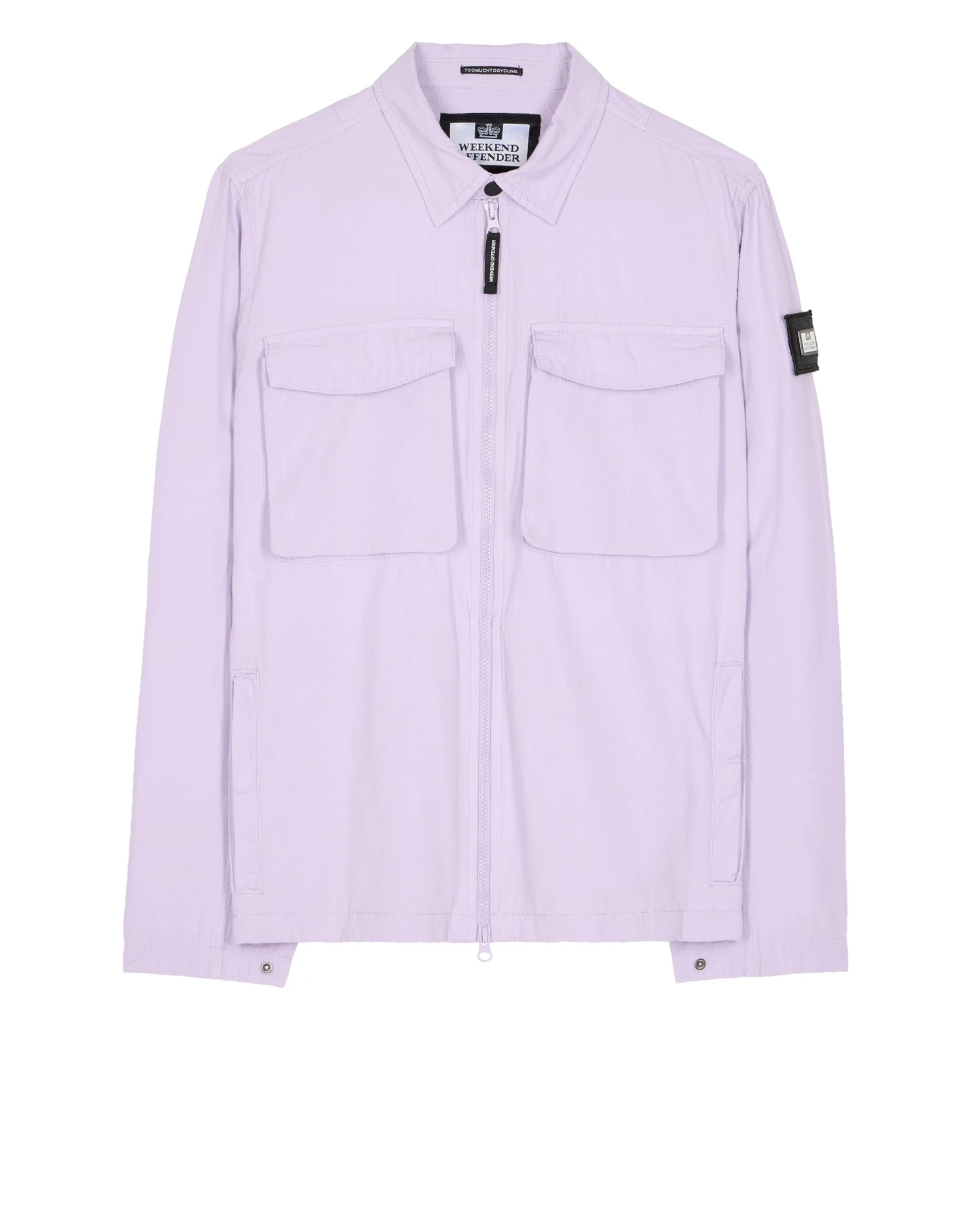 Weekend Offender Formella Garment Dye Over-Shirt Wisteria 1 Weekend Offender Formella Garment Dye Over-Shirt Wisteria