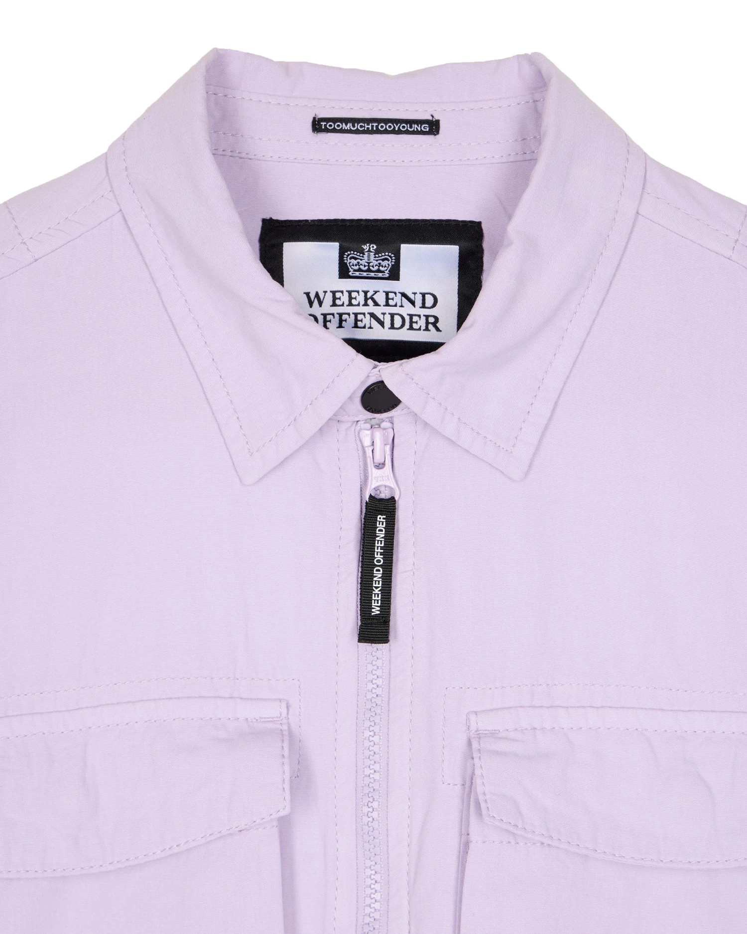 Weekend Offender Formella Garment Dye Over-Shirt Wisteria 5 Weekend Offender Formella Garment Dye Over-Shirt Wisteria - Image 5