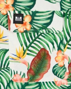 Weekend Offender White Lotus Over-Shirt White Lotus Print -Weekend Offender OSSS24 WHITE LOTUS OVERSHIRT 2446