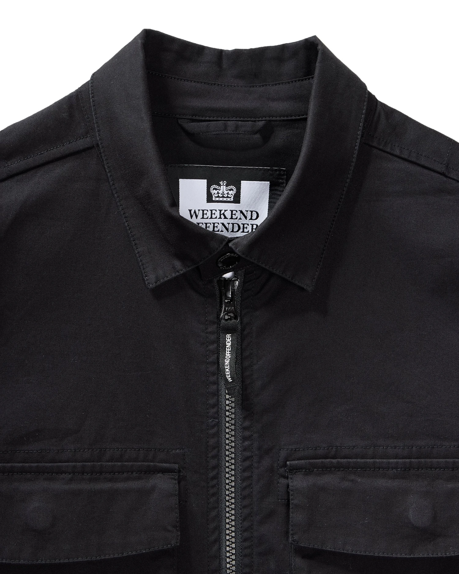 Weekend Offender Formella Over-Shirt Black 6 Weekend Offender Formella Over-Shirt Black - Image 6