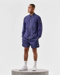 Weekend Offender Zingaro Lightweight Jacket Bright Navy -Weekend Offender OSSS2403 ZINGARO BRIGHT NAVY 4283 MODEL 7712bfe1 1269 4f7d bf2b e243e58872b6