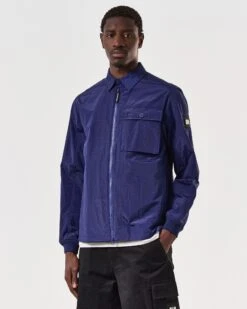 Weekend Offender Arapu Over-Shirt Bright Navy -Weekend Offender OSSS2408 ARAPU BRIGHT NAVY 7103