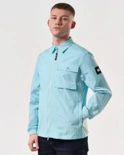 Weekend Offender Arapu Over-Shirt Saltwater Blue -Weekend Offender OSSS2408 ARAPU SALTWATER 6227 MODEL