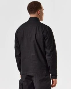 Weekend Offender Porter Over-Shirt Black -Weekend Offender OSSS2409 PORTER BLACK 5310 MODEL