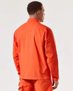 Weekend Offender Porter Over-Shirt Pure Orange -Weekend Offender OSSS2409 PORTER PURE ORANGE 5321 MODEL