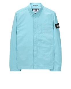 Weekend Offender Porter Over-Shirt Saltwater Blue - Plus Size