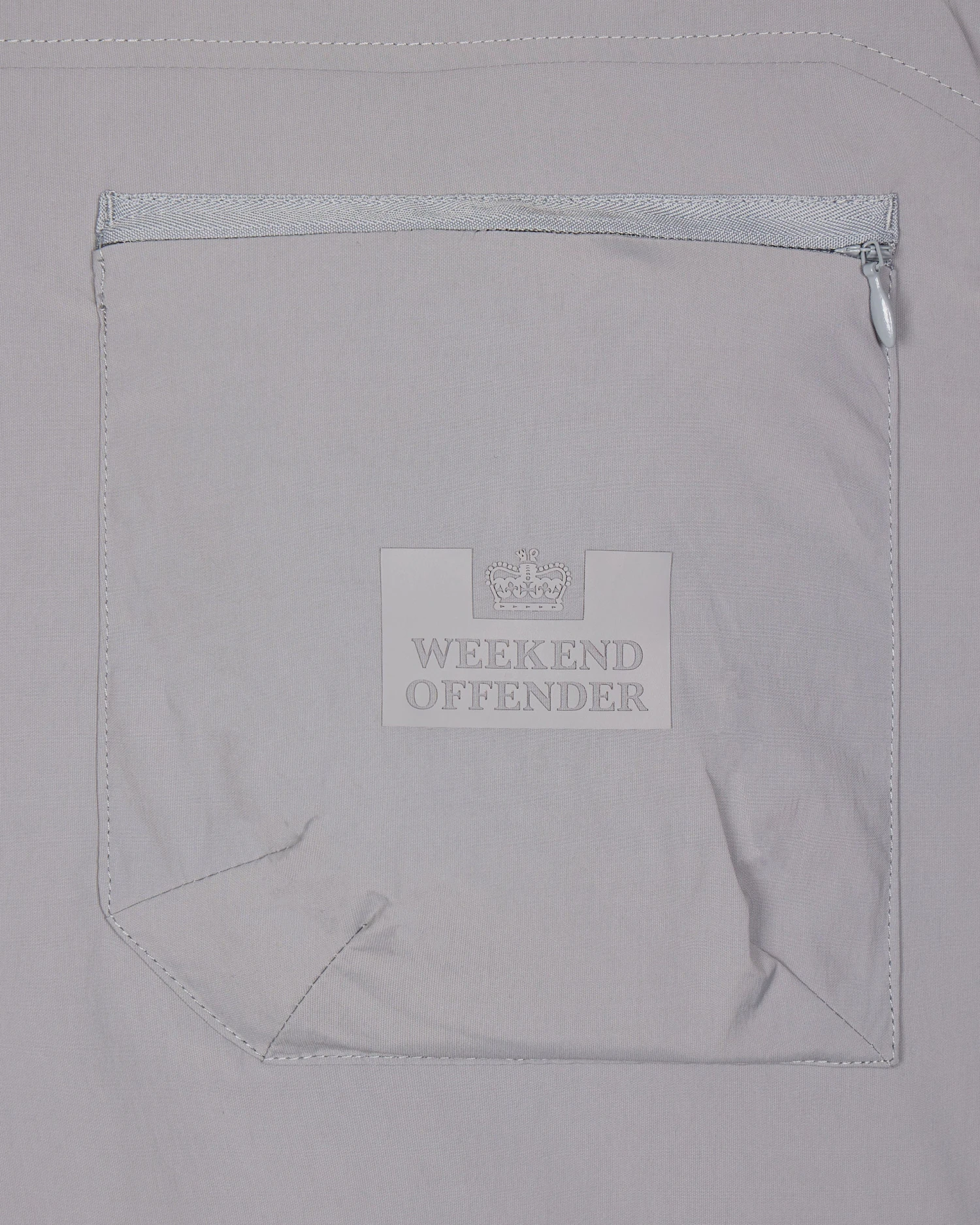 Weekend Offender Capriati Over-Top Light Grey 3 Weekend Offender Capriati Over-Top Light Grey - Image 3