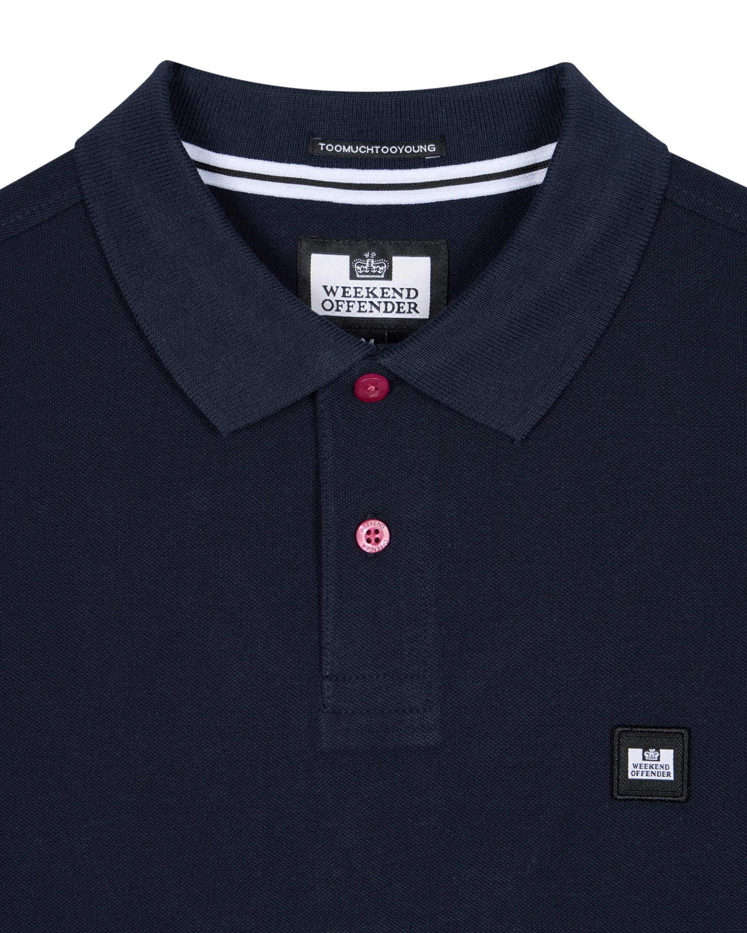 Weekend Offender Kids Caneiros Polo Shirt Navy 5 Weekend Offender Kids Caneiros Polo Shirt Navy - Image 5