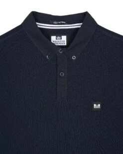 Weekend Offender Schooling Polo Shirt Navy -Weekend Offender POAW23 16 SCHOOLING NAVY 2266