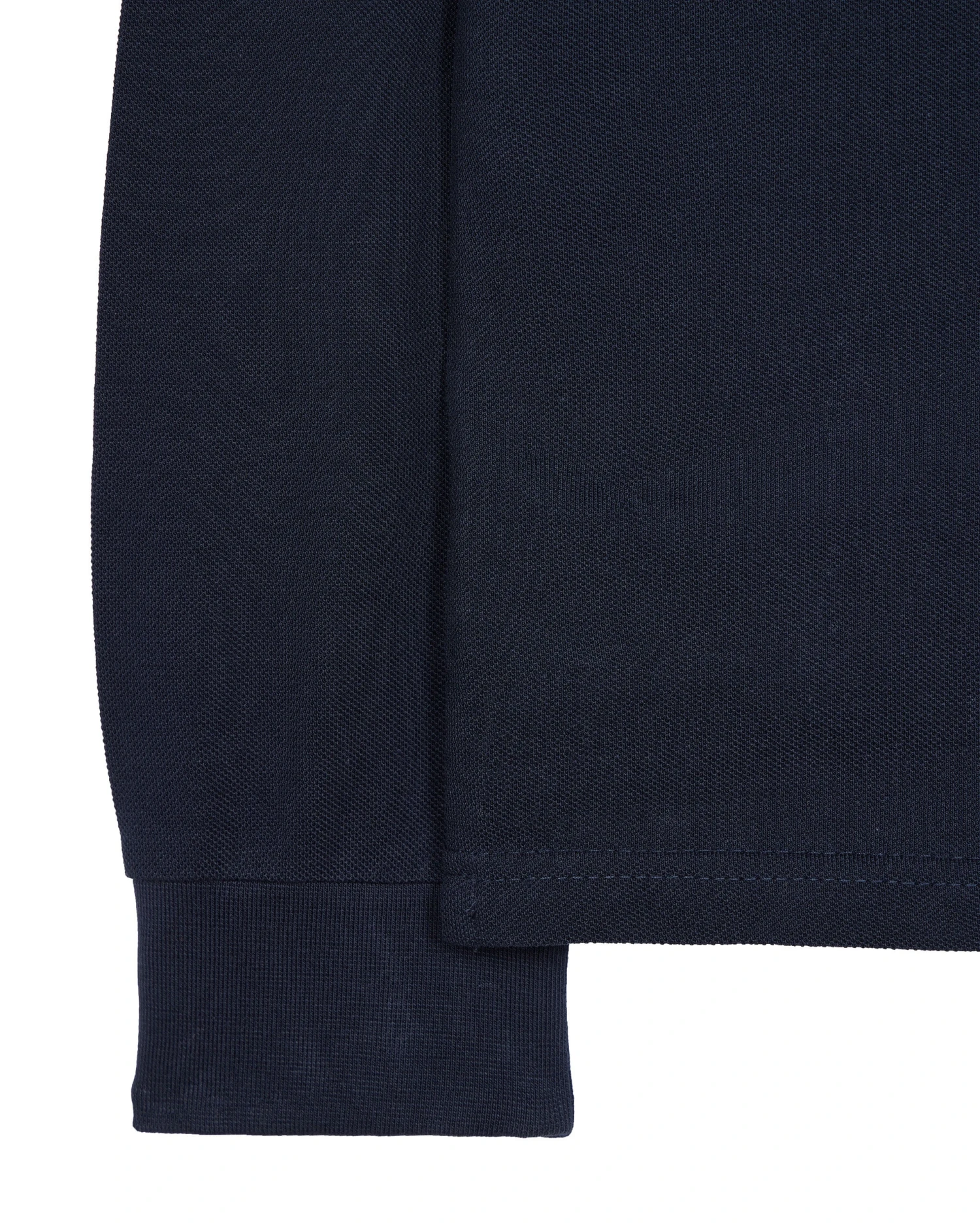 Weekend Offender Carola Long Sleeve Polo Shirt Navy/House Check 7 Weekend Offender Carola Long Sleeve Polo Shirt Navy/House Check - Image 7