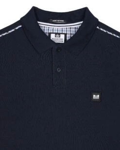 Weekend Offender Sakai Polo Shirt Navy/Blue House Check 10 Weekend Offender Sakai Polo Shirt Navy/Blue House Check -Weekend Offender POAW2309 SAKAI NAVY BLUE CHECK 0869