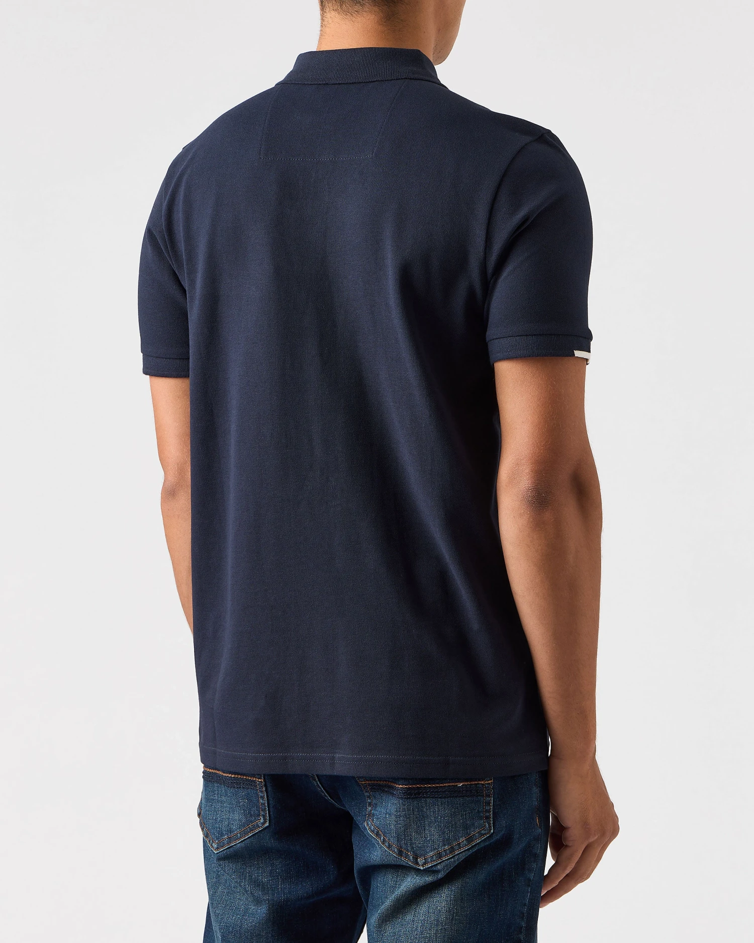 Weekend Offender Rivas Polo Shirt Navy 4 Weekend Offender Rivas Polo Shirt Navy - Image 4