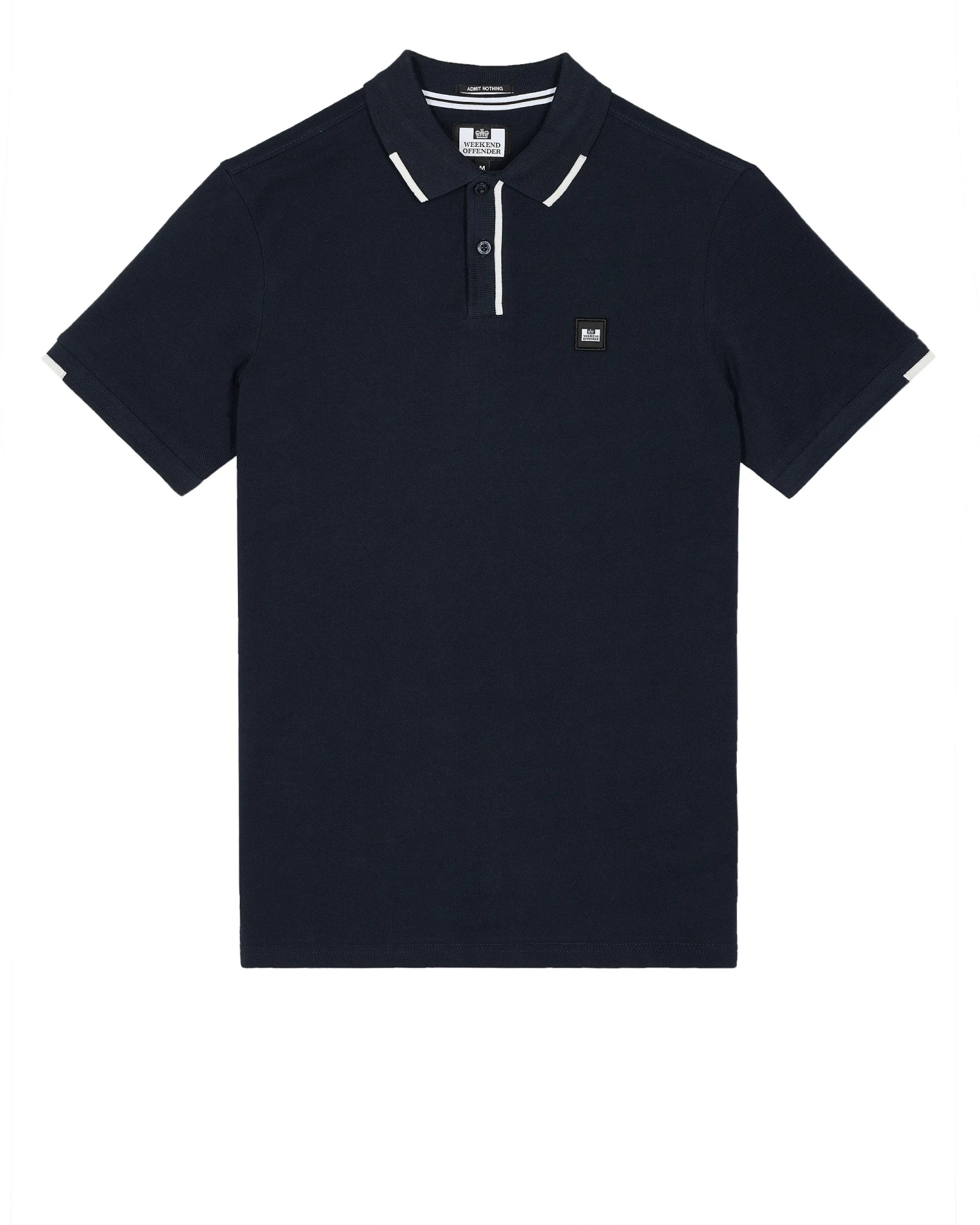 Weekend Offender Rivas Polo Shirt Navy 1 Weekend Offender Rivas Polo Shirt Navy