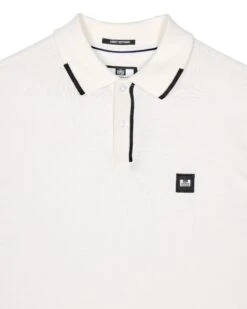 Weekend Offender Rivas Polo Shirt Winter White -Weekend Offender POAW2312 RIVAS WINTER WHITE 6265