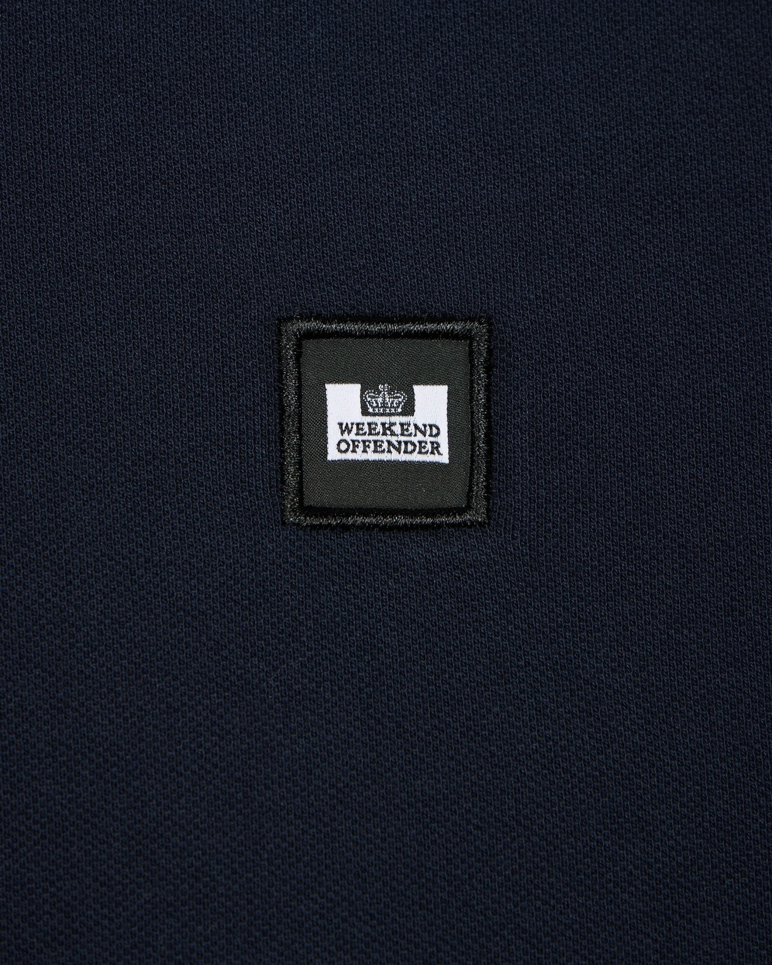 Weekend Offender Carola Long Sleeve Polo Shirt Navy/Blue House Check 6 Weekend Offender Carola Long Sleeve Polo Shirt Navy/Blue House Check - Image 6