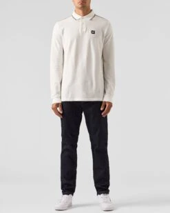 Weekend Offender Carola Long Sleeve Polo Shirt Winter White/House Check 8 Weekend Offender Carola Long Sleeve Polo Shirt Winter White/House Check -Weekend Offender POAW2318 CAROLA WINTER WHITE HOUSE CHECK 0115 MODEL