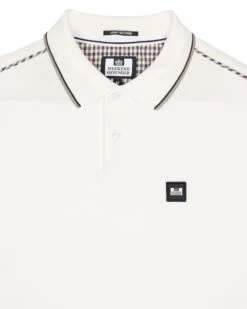 Weekend Offender Carola Long Sleeve Polo Shirt Winter White/House Check 10 Weekend Offender Carola Long Sleeve Polo Shirt Winter White/House Check -Weekend Offender POAW2318 CAROLA WINTER WHITE HOUSE CHECK 0966