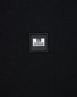 Weekend Offender Dice Long Sleeve Polo Shirt Black -Weekend Offender POAW3220 DICE BLACK 0989