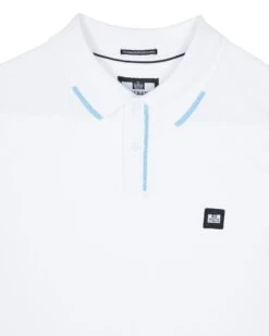 Weekend Offender Rivas Polo Shirt White -Weekend Offender POSS23 12 RIVAS WHITE 2731