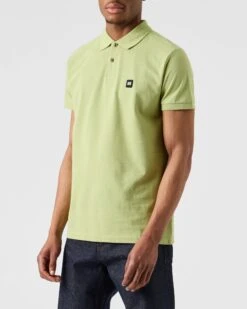 Weekend Offender Caneiros Polo Shirt Fern Moss -Weekend Offender POSS2301 CANEIROS FERN MOSS 4936