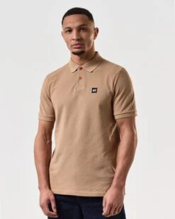 Weekend Offender Caneiros Polo Shirt Cognac Brown -Weekend Offender POSS24 CANIEROS COGNAC 7211