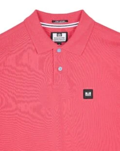 Weekend Offender Caneiros Polo Shirt Anthurium Pink -Weekend Offender POSS2401 CANEIROS ANTHURIUM 11789