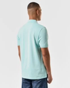 Weekend Offender Caneiros Polo Shirt Celeste Green -Weekend Offender POSS2401 CANEIROS CELESTE 4045 MODEL