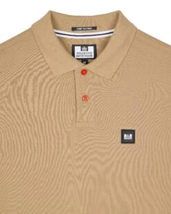 Weekend Offender Caneiros Polo Shirt Cognac Brown -Weekend Offender POSS2401 CANEIROS COGNAC 11802