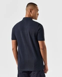 Weekend Offender Caneiros Polo Shirt Navy -Weekend Offender POSS2401 CANEIROS NAVY 3861 MODEL