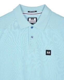 Weekend Offender Caneiros Polo Shirt Saltwater Blue -Weekend Offender POSS2401 CANEIROS SALTWATER 10775
