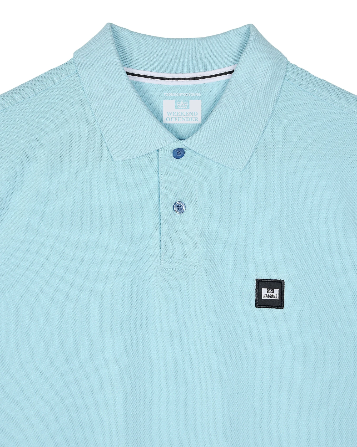 Weekend Offender Kids Caneiros Polo Shirt Saltwater 5 Weekend Offender Kids Caneiros Polo Shirt Saltwater - Image 5