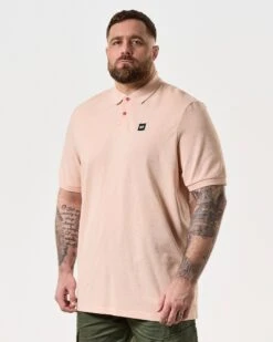 Weekend Offender Caneiros Polo Shirt Nectar Pink - Plus Size 7 Weekend Offender Caneiros Polo Shirt Nectar Pink - Plus Size -Weekend Offender POSS2401X CANEIROS NECTAR 8159 PLUS