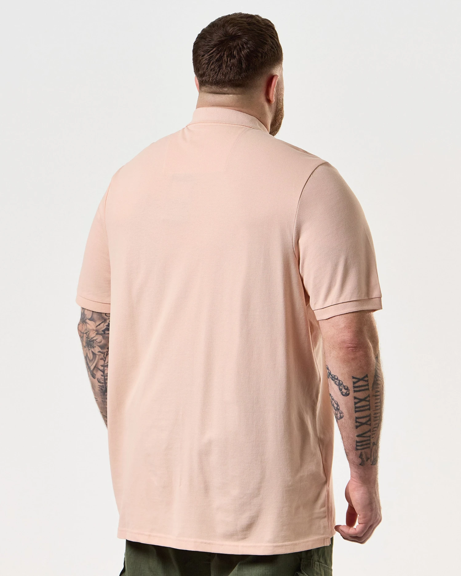 Weekend Offender Caneiros Polo Shirt Nectar Pink - Plus Size 4 Weekend Offender Caneiros Polo Shirt Nectar Pink - Plus Size - Image 4