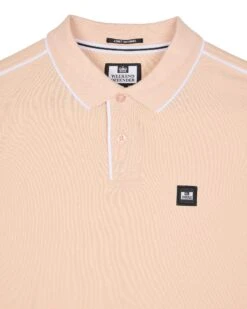 Weekend Offender Astola Polo Shirt Nectar Pink -Weekend Offender POSS2402 ASTOLA NECTAR 10971