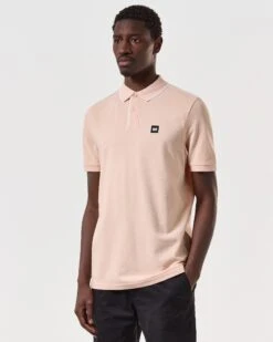 Weekend Offender Astola Polo Shirt Nectar Pink -Weekend Offender POSS2402 ASTOLA NECTAR 6758