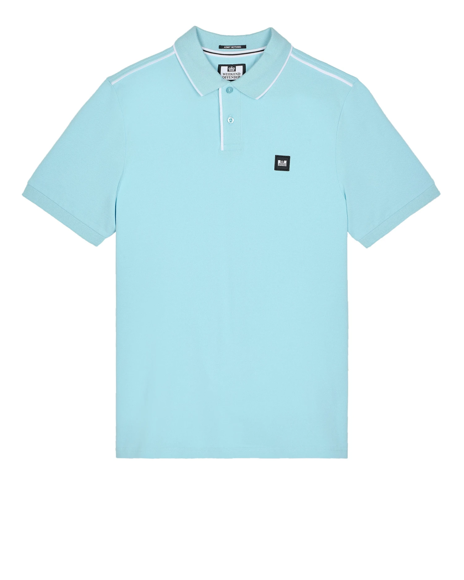 Weekend Offender Astola Polo Shirt Saltwater Blue 1 Weekend Offender Astola Polo Shirt Saltwater Blue
