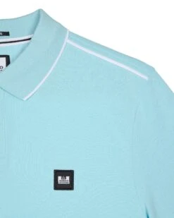 Weekend Offender Astola Polo Shirt Saltwater Blue 12 Weekend Offender Astola Polo Shirt Saltwater Blue -Weekend Offender POSS2402 ASTOLA SALTWATER 11006