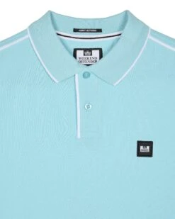 Weekend Offender Astola Polo Shirt Saltwater Blue 13 Weekend Offender Astola Polo Shirt Saltwater Blue -Weekend Offender POSS2402 ASTOLA SALTWATER 11007