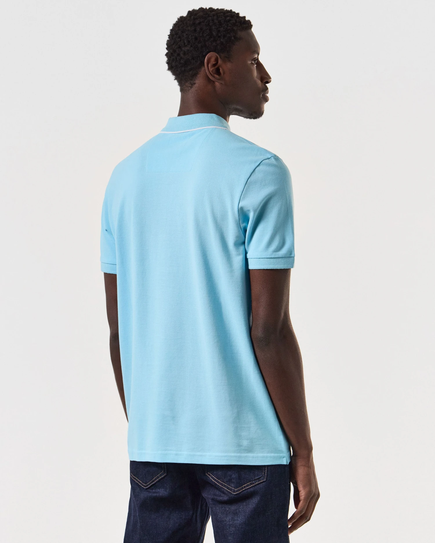 Weekend Offender Astola Polo Shirt Saltwater Blue 5 Weekend Offender Astola Polo Shirt Saltwater Blue - Image 5