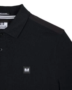 Weekend Offender Brant Polo Shirt Black -Weekend Offender POSS2403 BRANT BLACK 11823