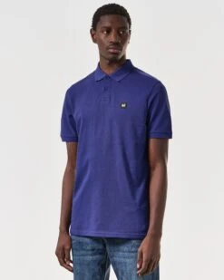 Weekend Offender Brant Polo Shirt Bright Navy -Weekend Offender POSS2403 BRANT BRIGHT NAVY 6687