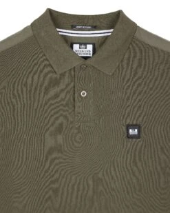 Weekend Offender Brant Polo Shirt Castle Green -Weekend Offender POSS2403 BRANT CASTLE GREEN 11815