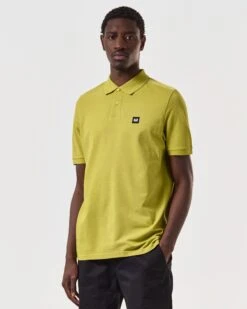 Weekend Offender Brant Polo Shirt Limeish Green -Weekend Offender POSS2403 BRANT LIMEISH 6733