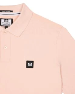 Weekend Offender Brant Polo Shirt Nectar Pink -Weekend Offender POSS2403 BRANT NECTAR 7817