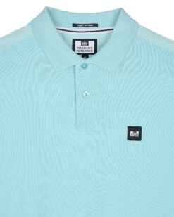 Weekend Offender Brant Polo Shirt Saltwater Blue -Weekend Offender POSS2403 BRANT SALTWATER 10952
