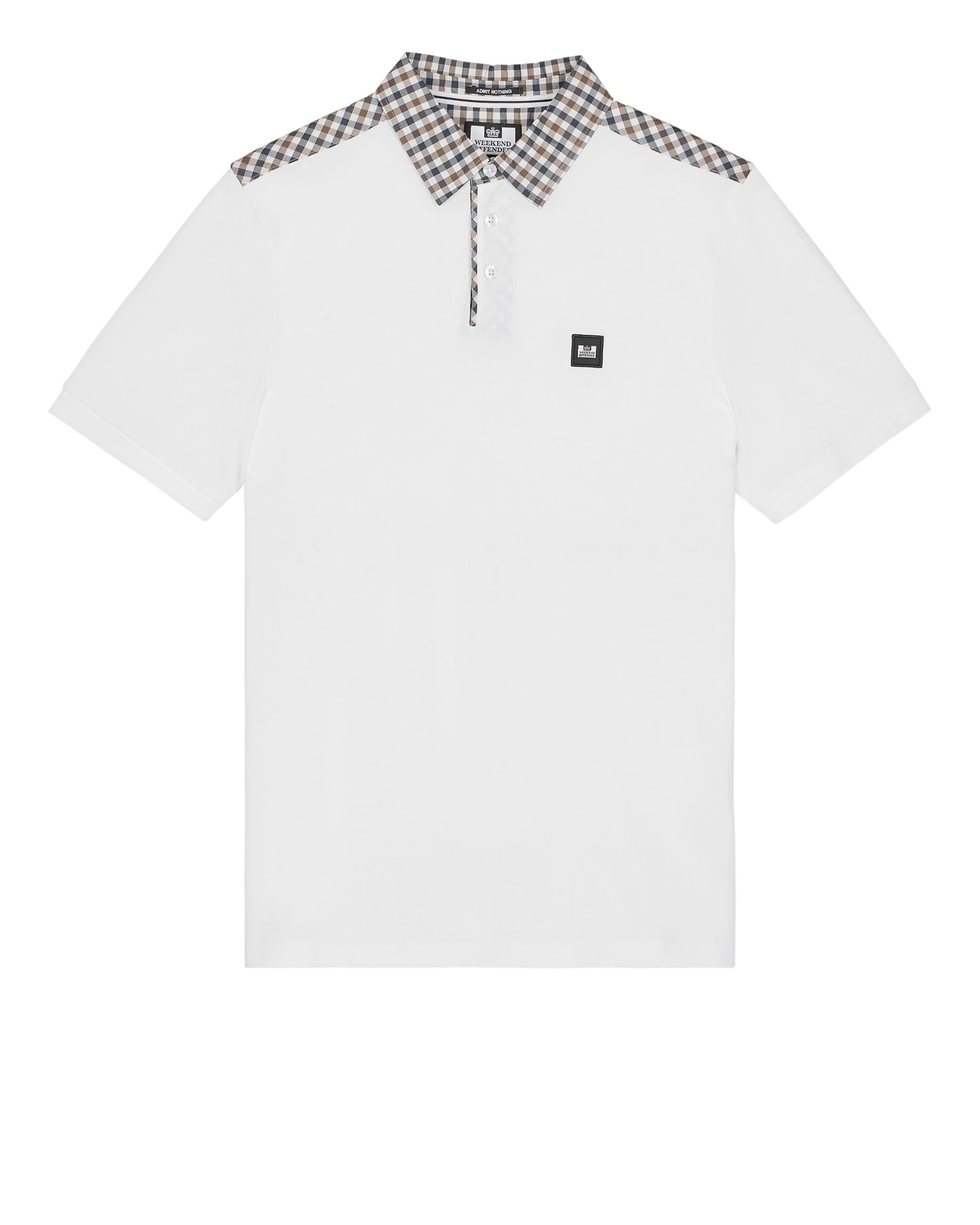 Weekend Offender Costa Polo Shirt White 1 Weekend Offender Costa Polo Shirt White