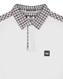Weekend Offender Costa Polo Shirt White 9 Weekend Offender Costa Polo Shirt White -Weekend Offender POSS2405 COSTA WHITE 10883